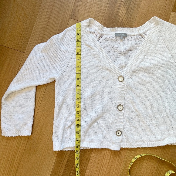 Habitat White Cotton Button Up Cardigan - Picture 6 of 8